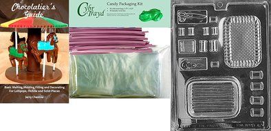 Cybrtrayd D042 Chocolate Candy Mold, Sewing Kit Pour Box Dads and Moms N4