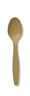 Creative Converting Touch of Color Premium 24 Count Plastic Spoons, Chocolate Brown N3