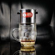 Vietnamese Coffee Filter Phin 11 Ounce (Large), Gravity Insert, One Cup N31