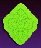 Damask Medallion Silicone Onlay By Marvelous Moulds