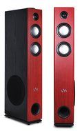 VM Audio EXAT31 Black Floorstanding Powered Bluetooth Tower Home Speakers Pair N11