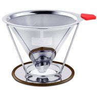 Pour Over Coffee Filter - Makes Richer Flavored Coffee - Reusable Cone Dripper Works with Chemex, Hario V60 and... N3