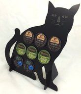 Marketing Holders Pet Cat Black 8 K Cup Dispenser Coffee Keurig pod holder