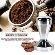 oobest Stainless Steel Coffee Tamper Bariata Espresso Tamper 51mm Base Coffee Bean Press Tool N9