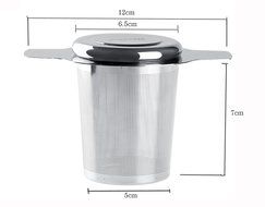 iNeibo Tea Infuser - Perfect for Single Cup of Extra Fine Loose Leaf Tea - Brew-in-Mug Strainer Steeper instead... N10