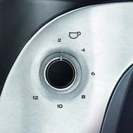 KRUPS GX6000 Burr Coffee Grinder with Grind Size and Cup Selection, 8-Ounce, Black N2