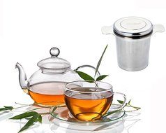 iNeibo Tea Infuser - Perfect for Single Cup of Extra Fine Loose Leaf Tea - Brew-in-Mug Strainer Steeper instead... N11