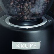KRUPS GX6000 Burr Coffee Grinder with Grind Size and Cup Selection, 8-Ounce, Black N3