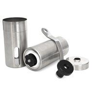 Stainless Steel Manual Coffee Grinder with Ceramic Conical Burr - Ergonomic Design, Adjustable, Portable, Slim... N3
