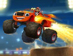 Blaze and the Monster Machines Edible Image Photo Cake Topper Sheet Birthday Party - 1/4 Sheet - 14528
