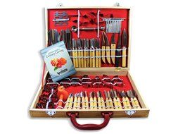 WIN-WARE Culinary Carving Tool Set 80 Piece. Great Range of Carving Tools, Knives and Decorators Presented in... N2