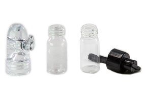 The Snuff Glass Spoon Top Combo - Vial With Spoon Top and Snuff Bullet Combo N3