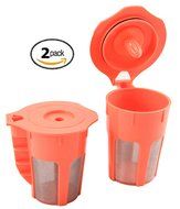 STK Carafes 2 Count Refillable Filters for Keurig 2.0 K350 K550 K250 K450 K300 K500 K400 K460 K560 Brewers By... N5
