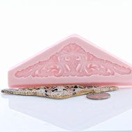 Victorian Scroll Work Silicone Mold Food Safe Fondant, Gum Paste, Resin, Polymer Clay, Craft, Jewelry Food Mold. N5