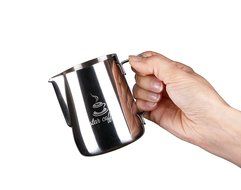 Star Coffee 12, 20 or 32oz Premium Stainless Steel Frothing Pitcher with Measurement Scales on Both Sides for... N20