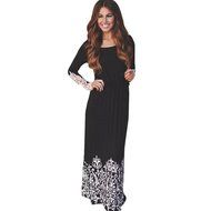Evening Dress,Morecome Women Lace Long Sleeve Party Cocktail Maxi Long Dress N6