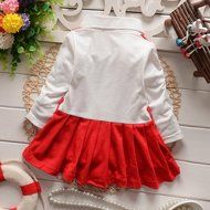 Fake Two Piece Long-Sleeved Strap Dress ,BeautyVan Baby Girl Outfit Lace Dress Layered Fake Two Piece Long-Sleeved... N3