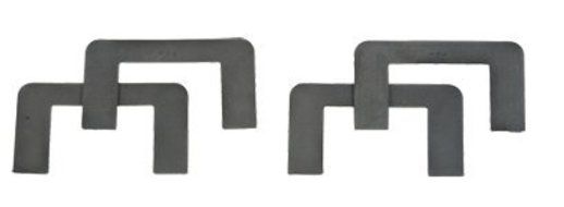 C.R. LAURENCE PPHGK CRL Black Gasket Replacement Kit for Prima Hinges
