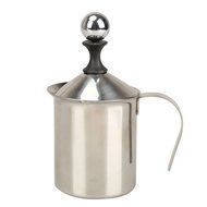 Cool88 400ml Stainless Steel Double Mesh Milk Frother Milk Foamer Milk Creamer (400ml/13.5oz) N5