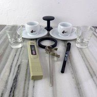 Nuova Simonelli Musica Black Pour Over Espresso Coffe Machine Starter Kit N7