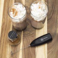 Milk Frothers - Electric Handheld Milk Frother &ndash; Stainless Steel Whisker- Ergonomic Wand- Compact/Portable Design... N4