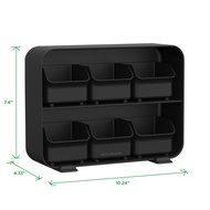 Mind Reader 'Clutch' 6 Drawer Tea Bag Holder, Black N14