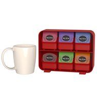 Mind Reader 'Clutch' 6 Drawer Tea Bag Holder, Black N16
