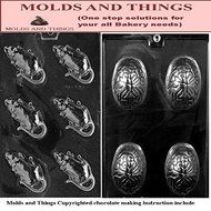 Rat chocolate candy mold and The brain chocolate candy mold