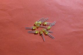 AL307 LED yellow USSR (Russia) 10 pcs