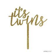 Andaz Press Baby Shower Acrylic Cake Toppers, Gold Glitter, Oh Baby, 1-Pack, Nautical Ocean Themed Party Decor... N83