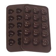 Webake Set of 2 Heart Shape Mini Silicone Chocolate Molds, Candy Molds, Silicone Mold for Chocolate Mold and Candy... N6