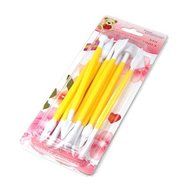 SODIAL- 8Pcs Cake Fondant&amp;Gumpaste Decorating Modeling Tools Set, 16 Designs N3