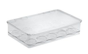mDesign Nespresso Coffee Pod Holder for Kitchen Pantry, Countertops - Holds 48 Capsules, Clear N10