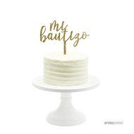 Andaz Press Baby Shower Acrylic Cake Toppers, Gold Glitter, Oh Baby, 1-Pack, Nautical Ocean Themed Party Decor... N88