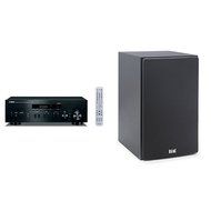 Yamaha MusicCast R-N402 Hi-Fi Network Receiver with a pair of ELAC B5 Debut Series 5.25" Bookshelf Speakers by...