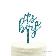 Andaz Press Baby Shower Acrylic Cake Toppers, Gold Glitter, Oh Baby, 1-Pack, Nautical Ocean Themed Party Decor... N92