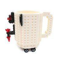 DIY Creative Building Blocks Plastic Coffee Cup Eco-friendly Colorful Cartoon Style Assembling Mugs As Toys 350ml... N6