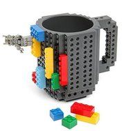 DIY Creative Building Blocks Plastic Coffee Cup Eco-friendly Colorful Cartoon Style Assembling Mugs As Toys 350ml... N7