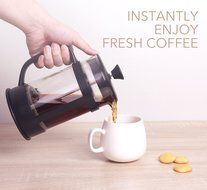 Plemo French Press Coffee Maker Teapot 1Liter 34 oz