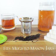 Best Loose Leaf Tea Infuser &amp; Herbal Tea Steeper - Brews, Strains &amp; Steeps Single Cup of Extra Fine Tea - Dishwasher... N6