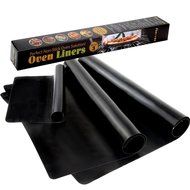 Baking Sheet Set 3 Piece Oven Mat Liner Non Stick Cooking Bakeware Grill Cookie N7