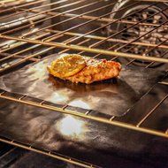 Baking Sheet Set 3 Piece Oven Mat Liner Non Stick Cooking Bakeware Grill Cookie N8