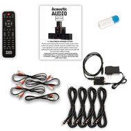 Acoustic Audio AA5103 Home 5.1 Speaker System with USB Bluetooth Optical Input and 4 Ext. Cables N2