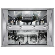 AKDY&reg; 42" Stainless Steel Island Mount Range Hood Touch Screen Display Baffle Filter Ductless Vent N2