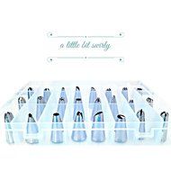 Cake Decoration tips set-the ONLY KIT with FREE Reusable silicone icing bag-x2 coupler-eBook.27 Piece Baking Tools... N3