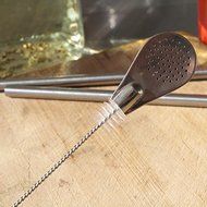 Steelution: Bombilla Filter Straw for Yerba Mate, Loose Tea, with Easy-clean Filter and Straw CleanerShips in... N3