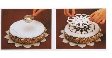 Aimeart 6 Pcs Cake Stencil Baking Tools Baking Supplies Cake Tiramisu Top Decoration Set N3