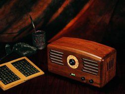 Tesslor R601SW Stereo Tube AM/FM Radio, Bluetooth 3.0 Streaming, Incredible Tube Amplified Sound, Vintage Radio... N6