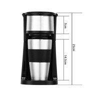 Coffee Machine Yummy Sam® Professional Coffee Maker Single Serve Personal Filter Dispensing Coffee Machine 2 in... N4