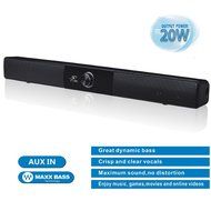Lp Mini 20-inch Slim Powered Bluetooth Sounder Bar With Build in 4 Speakers Inside, Subwoofer Soundbar Speaker...